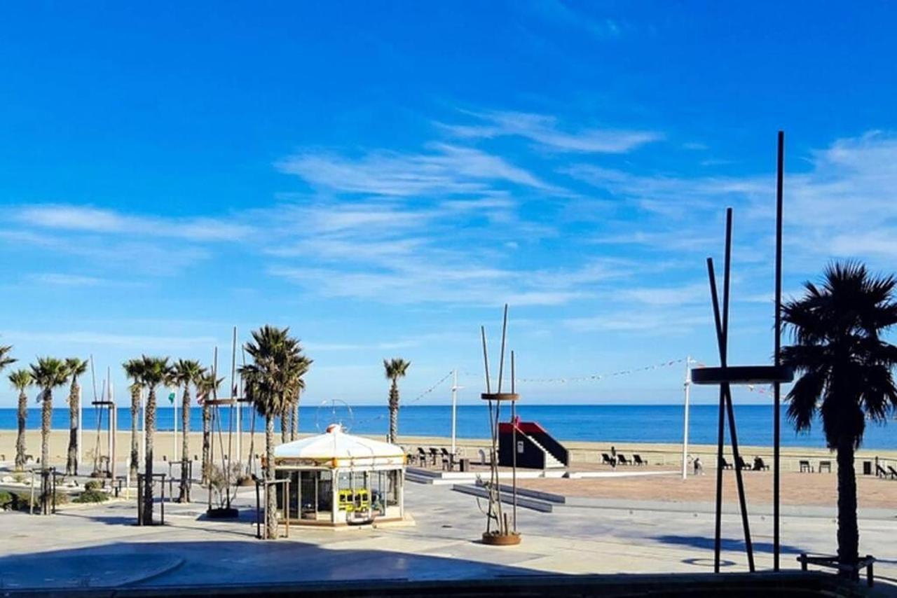 F2 Entier Canet Vue Mer // Balcon + Parking Kültér fotó